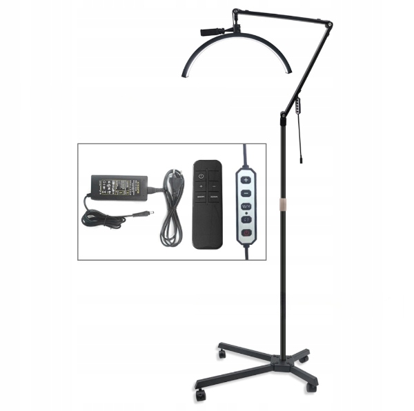 Led kosmetická lampa oblouková BX-036H Moon 50 cm (36 W), nastavitelná bez stínu