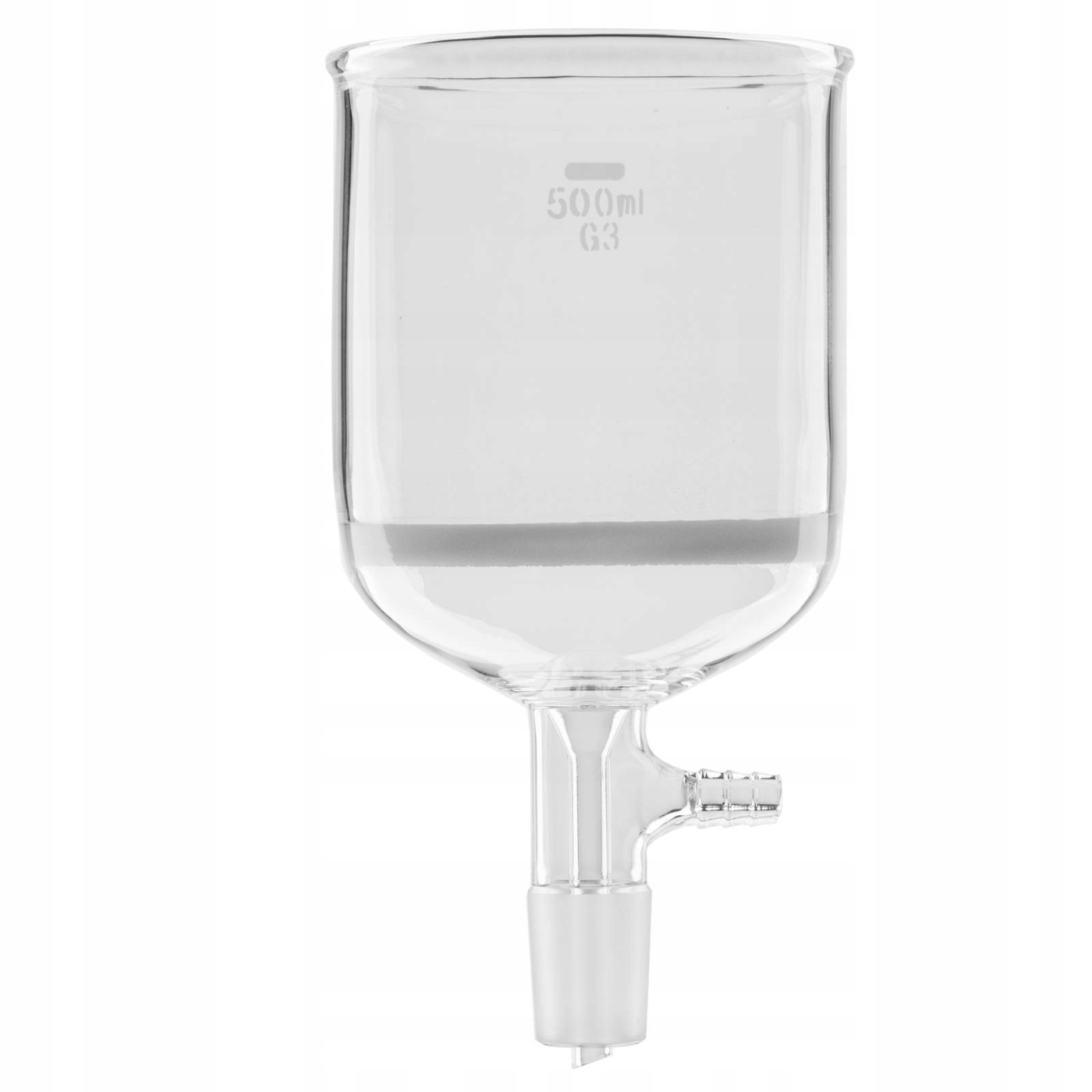 Lejek Szklany Laboratoryjny Membrana 500 ML Szlif 24/40