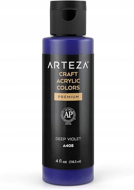 Farba Akrylowa Arteza Technika Pouring Deep Violet 118,3 ml A408