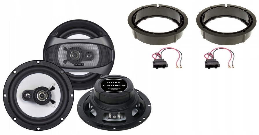 16,5 cm reproduktory Vw Škoda Fabia Octavia II SuperB Seat Toledo Crunch GTI62