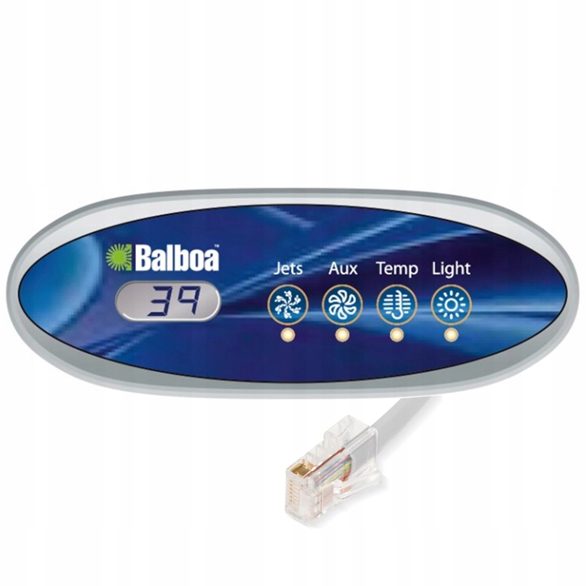 Ovládací panel s displejom Balboa VL240 4 tlačidlá pre Spa