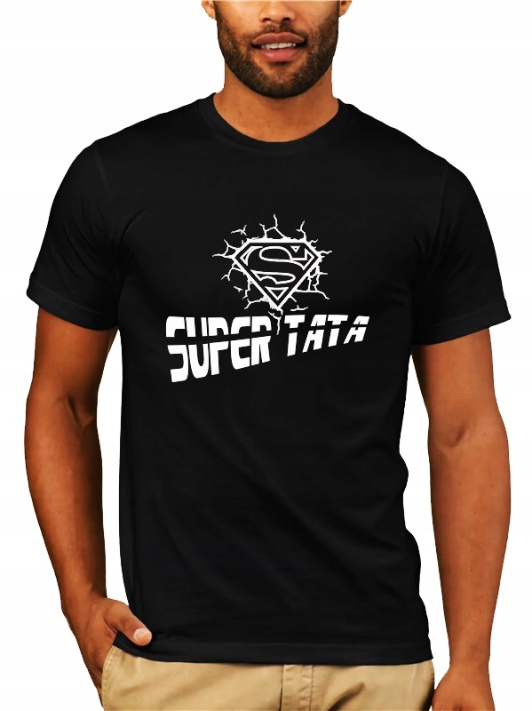 

Koszulka Na Dzień Ojca super prezent Tata Wzory XL