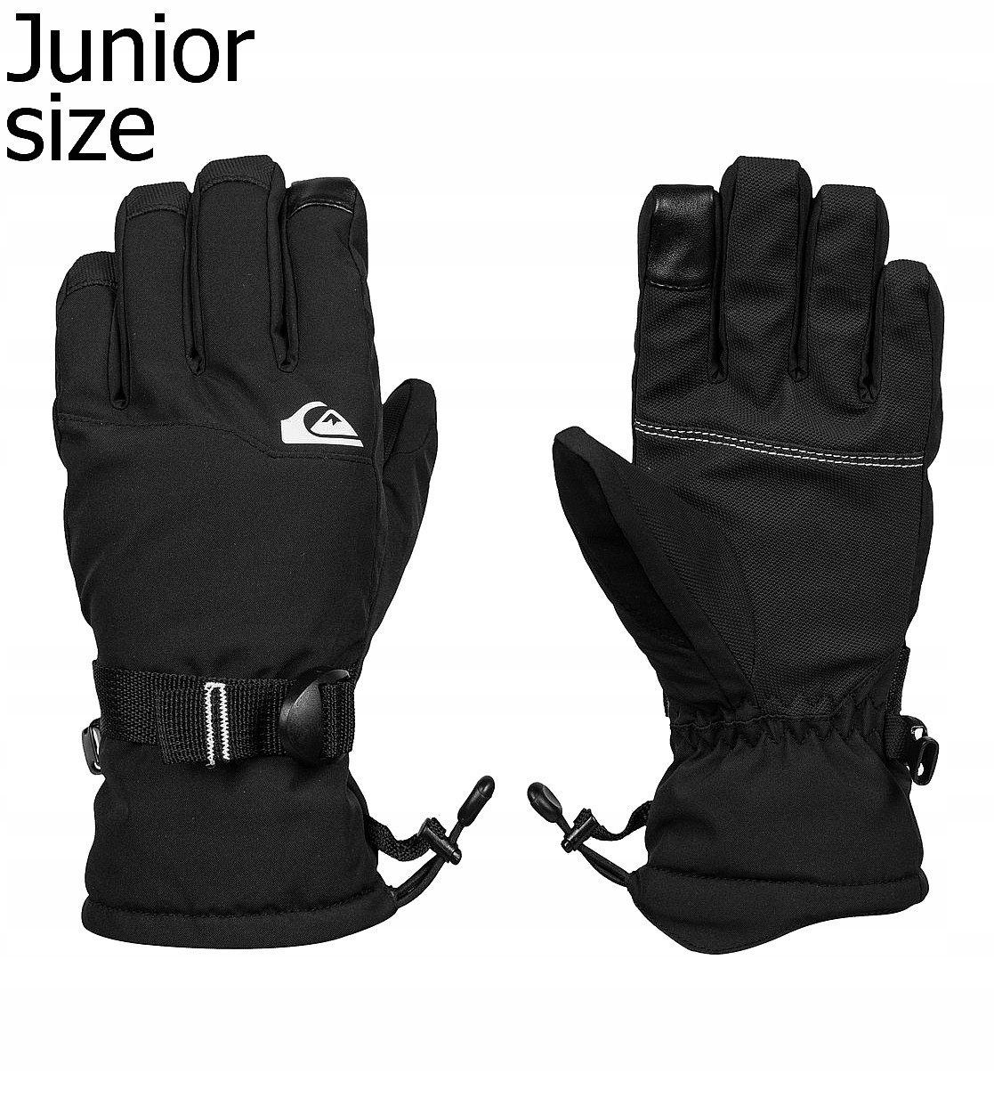 Dětské lyžařské snowboardové rukavice na zimu Quiksilver černé L