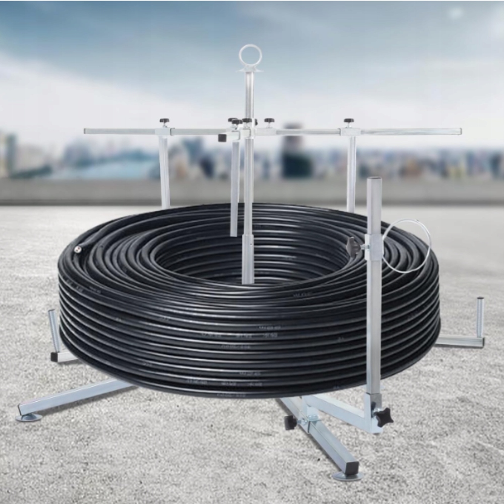 Rozwijak do rur PEX RegMag – metalowy, składany, do 150 kg – Rozwijak do rur PEX RegMag dla instalatorów