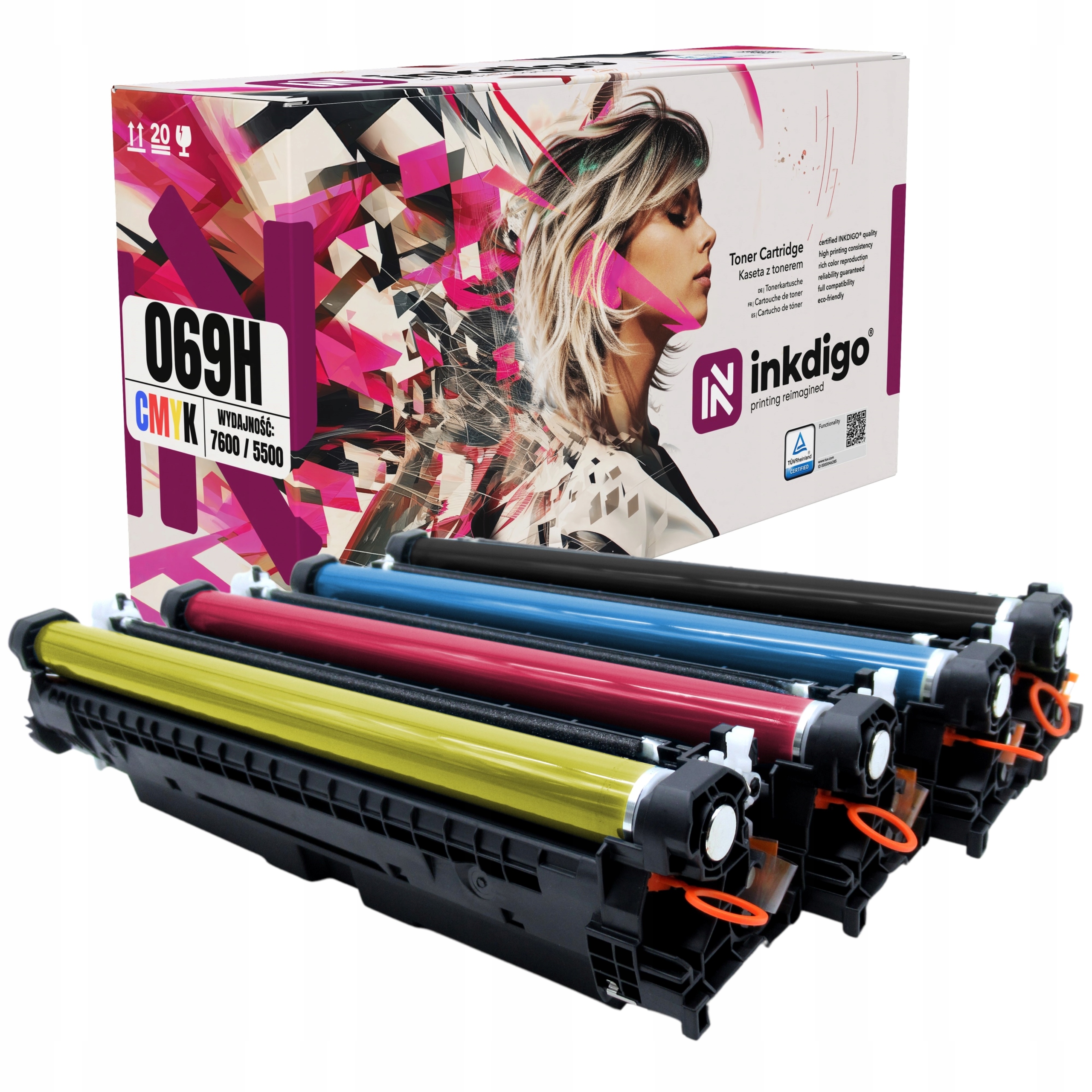Crg 069 XL Toner do Canon i-SENSYS LBP-673Cdw MF-752Cdw MF-754Cdw 069H