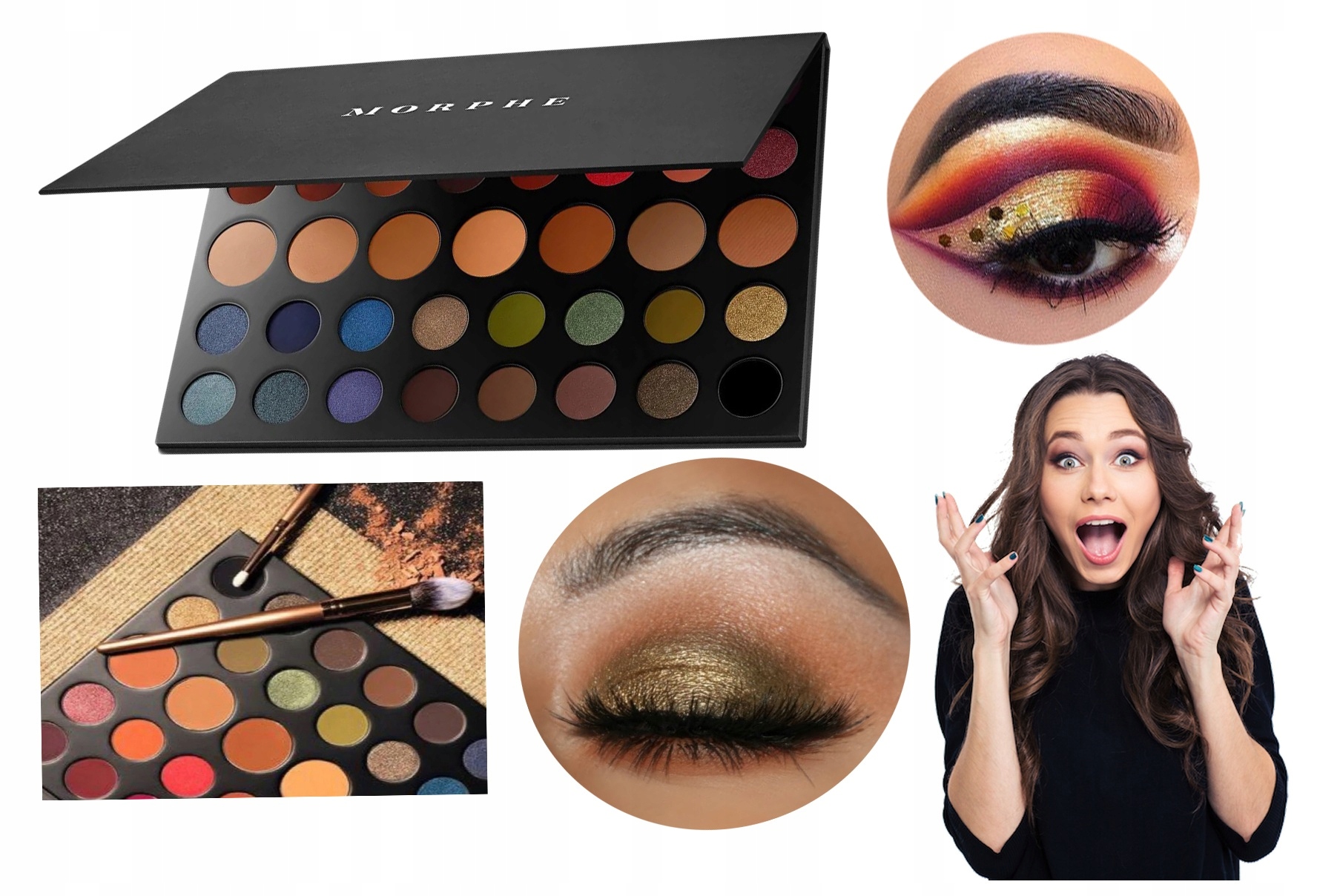 Paleta cieni do powiek Do Makijażu Oczu 39 Morphe 39A Palette