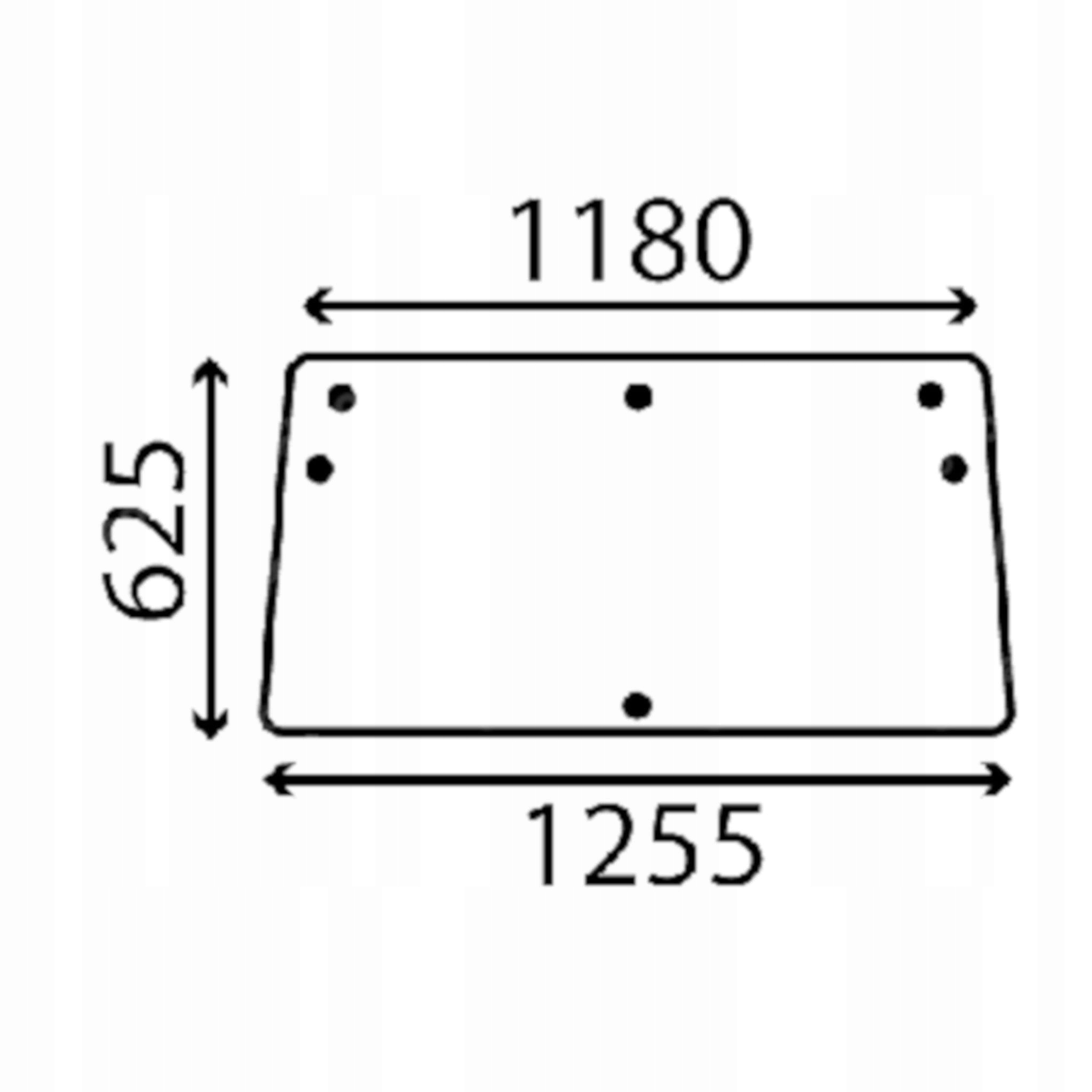 Landini sklo, Massey Ferguson zadní 3535266M1