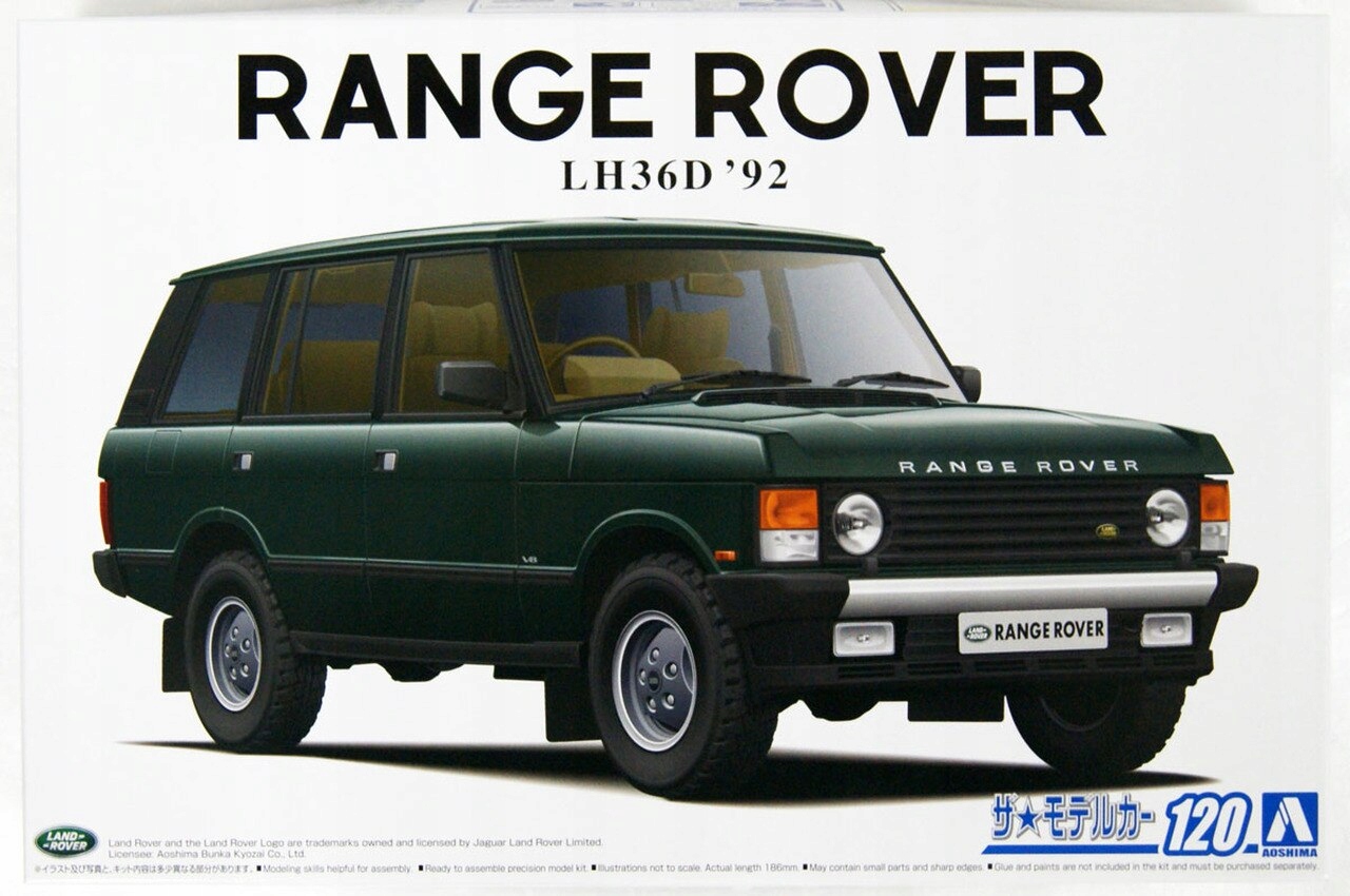 Aoshima Land Rover LH36D Range Rover 1:24