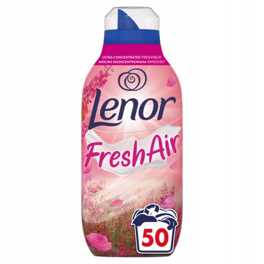 Levně 2x Lenor Fresh Air Tekutá aviváž Pink Blossom 50 praní
