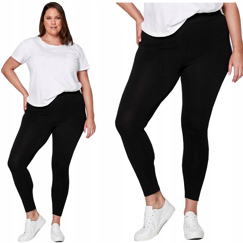 LEGGINSY BAMBUSOWE DAMSKIE leginsy Getry, 8XL Marka Distribution4you