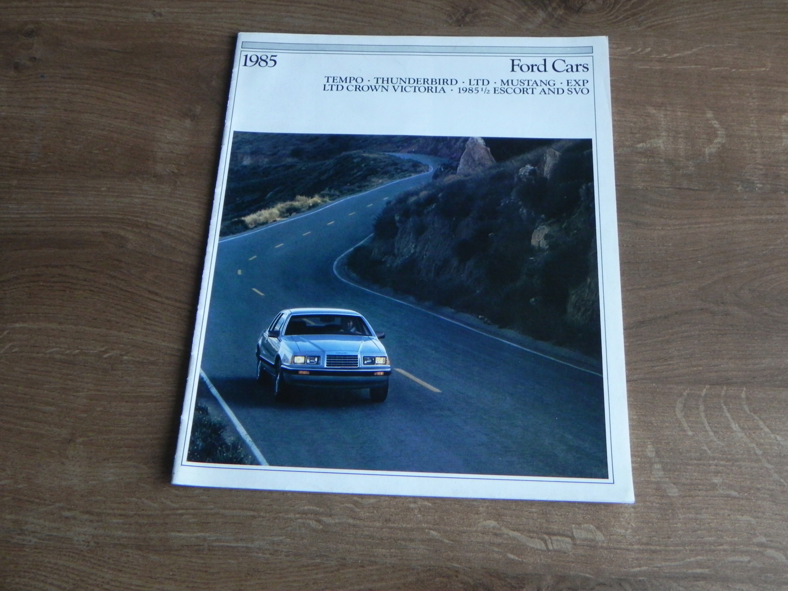 Ford Cars USA Tempo Thunderbird LTD Mustang EXP LTD Crown Victoria 1985