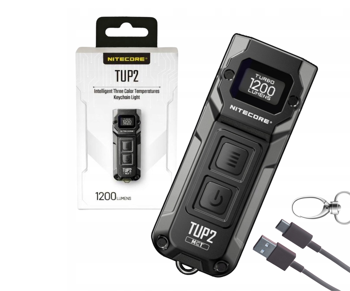 Latarka brelokowa Nitecore TUP2 Mct 1200lm Led ładowalna Usb-c