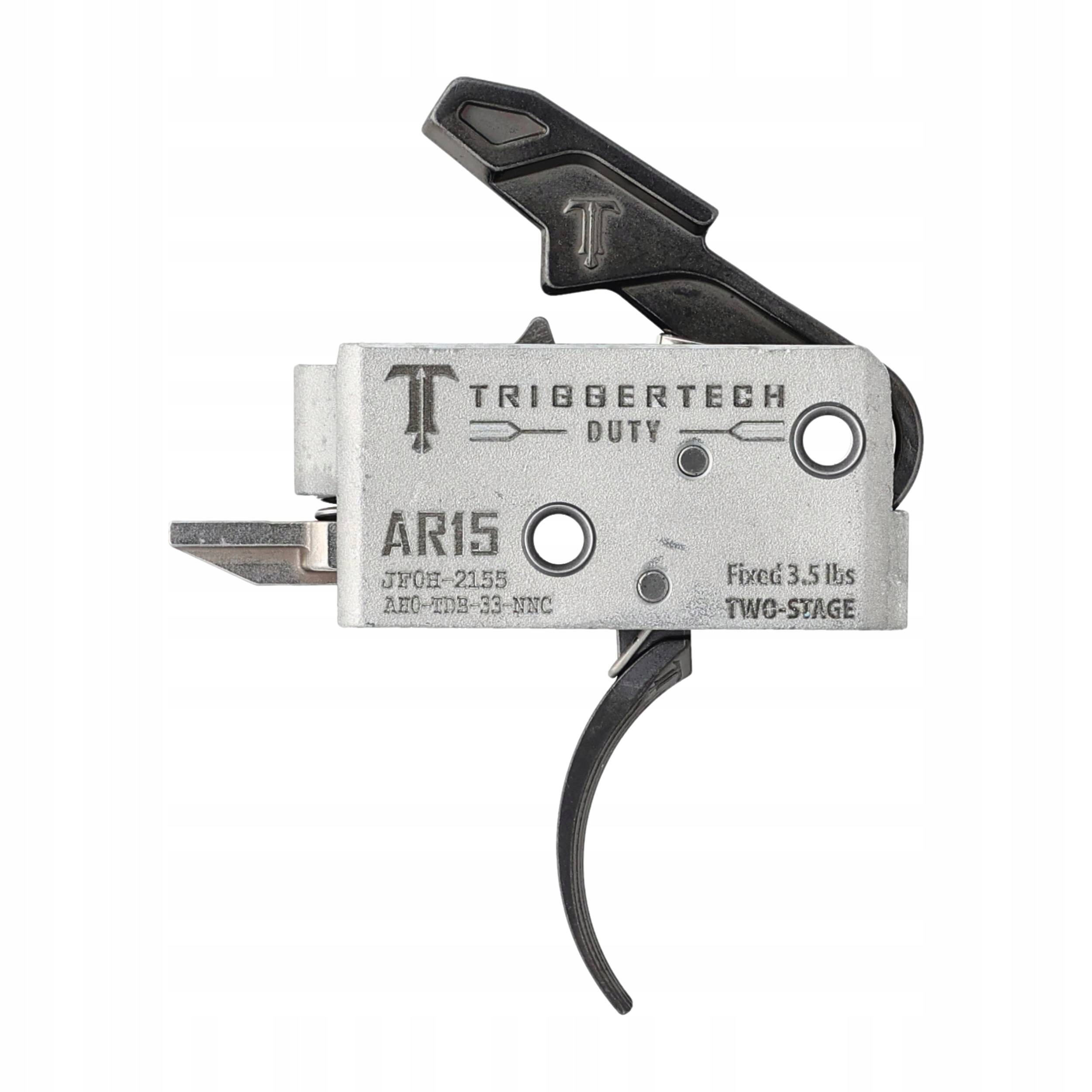Spust TriggerTech AR15 Duty 3,5 lb język spustowy zakrzywiony Two Stage