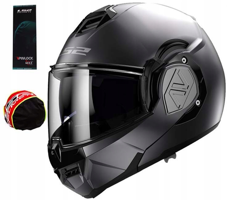 LS2 Kask Motocyklowy Szczękowy Z Blendą FF906 Advant Solid Titanium Mat L