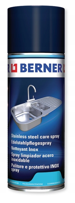 Spraj Czyszczenia Stali Nierdzewnej 400ml BERNER