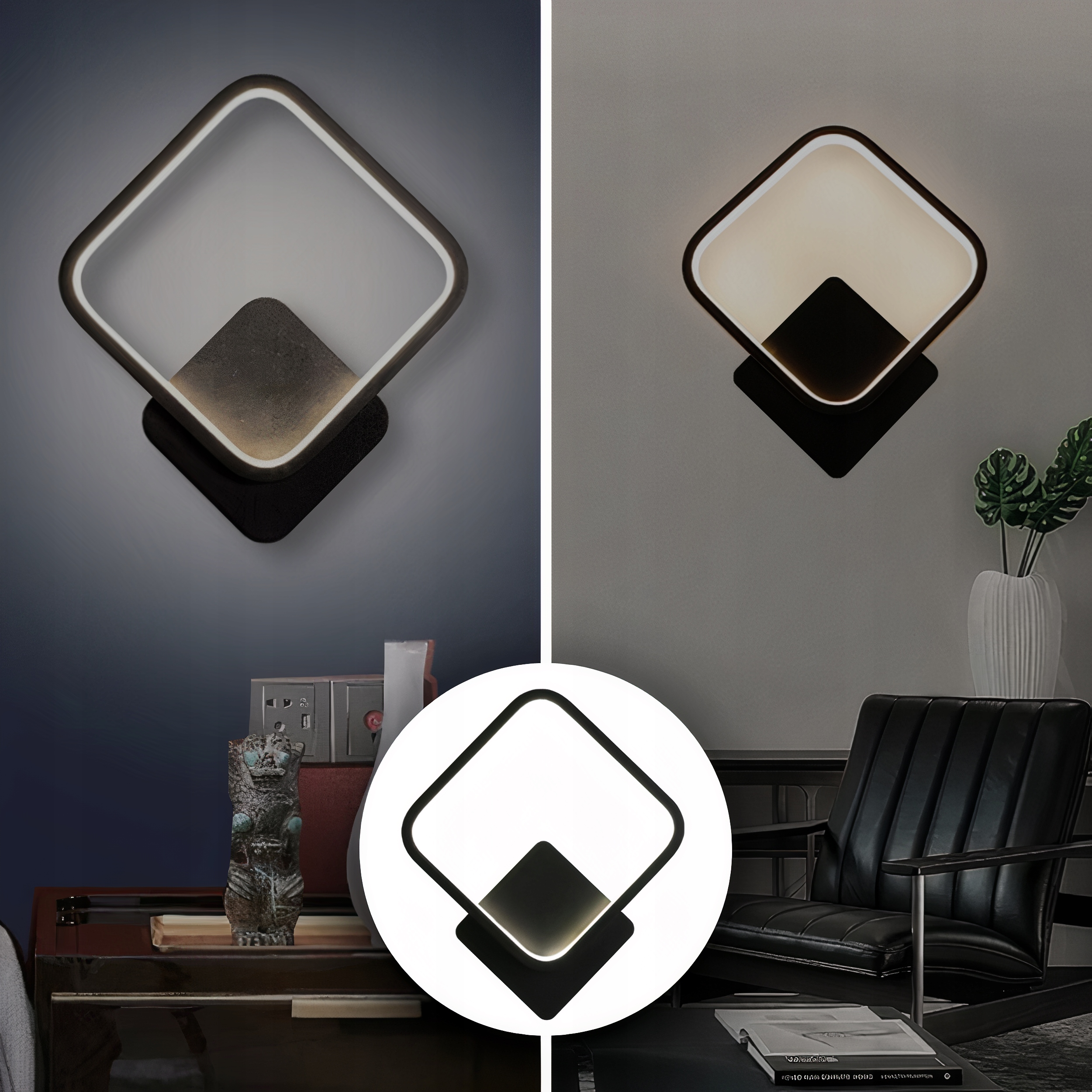 KLINKIET ŚCIENNY LAMPA LED PLAFON 14W NOWOCZESNA ŁAZIENKOWA 3 BARWY SUFITOW Kolekcja modern loft led