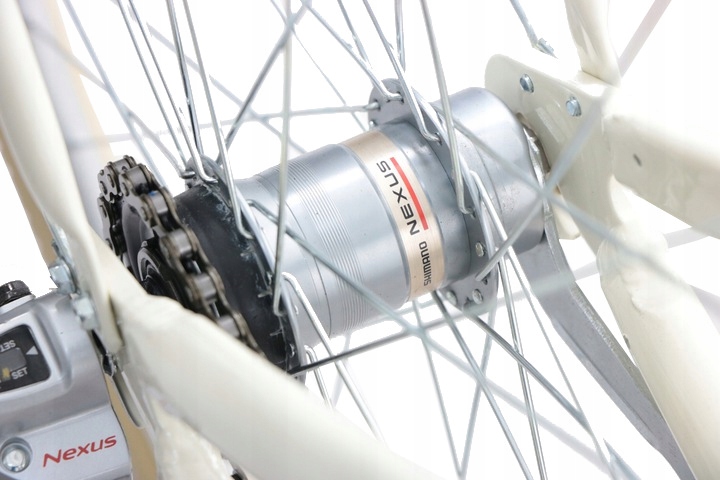 LEKKI ROWER 28 ALUMINIOWY NIEZAWODNE PRZERZUTKI W PIAŚCIE SHIMANO NEXUS Rozmiar ramy 17 cali