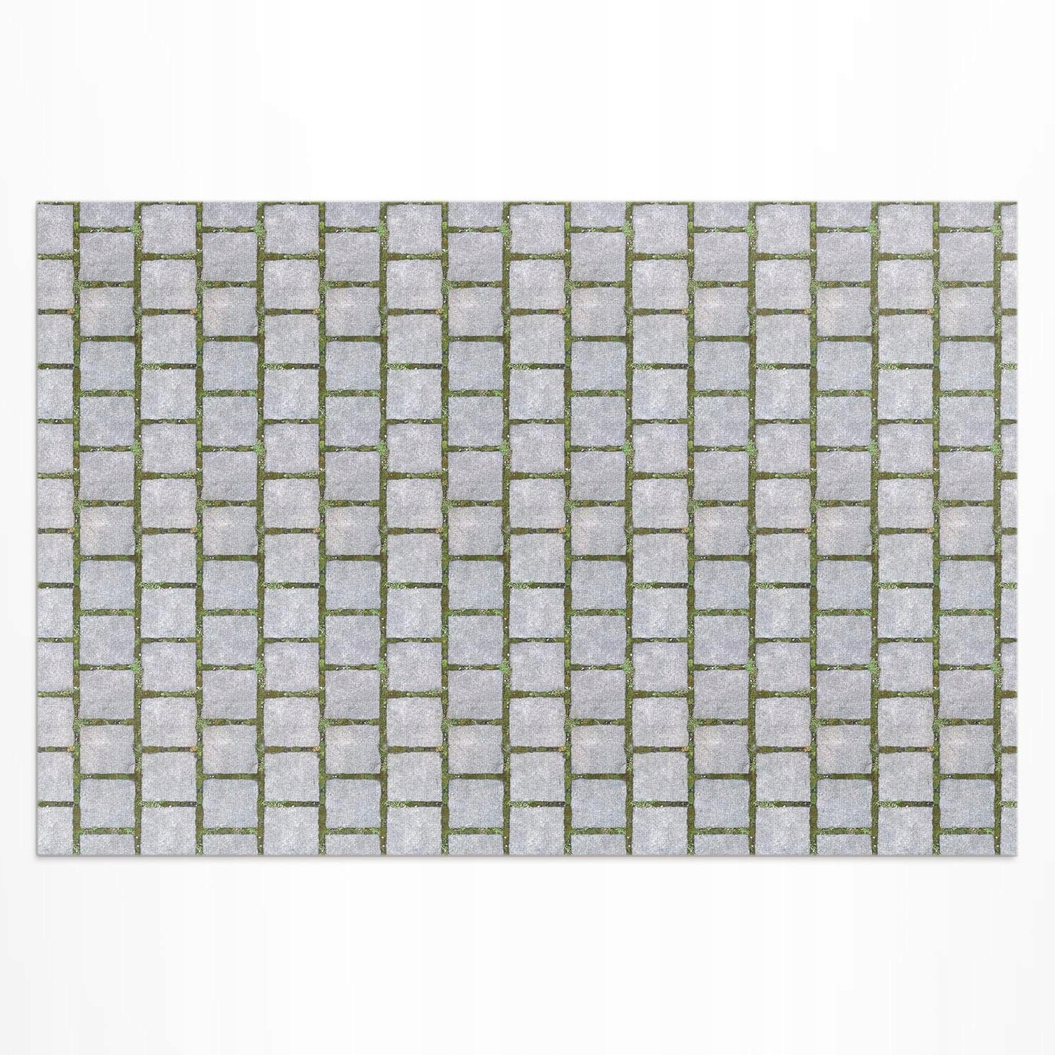 Moderný vinylový koberec s potlačou Kamenná cesta s machom 180 x 120 cm