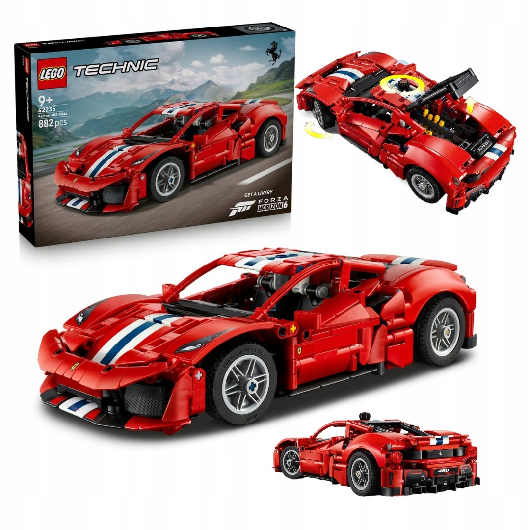 Lego Technic 42235 Ferrari 488 Pista Sběratelský sportovní vůz