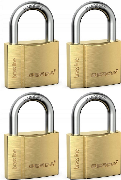 

Gerda 4 Kłódki Na 1 Klucz System Jednego Klucza 60