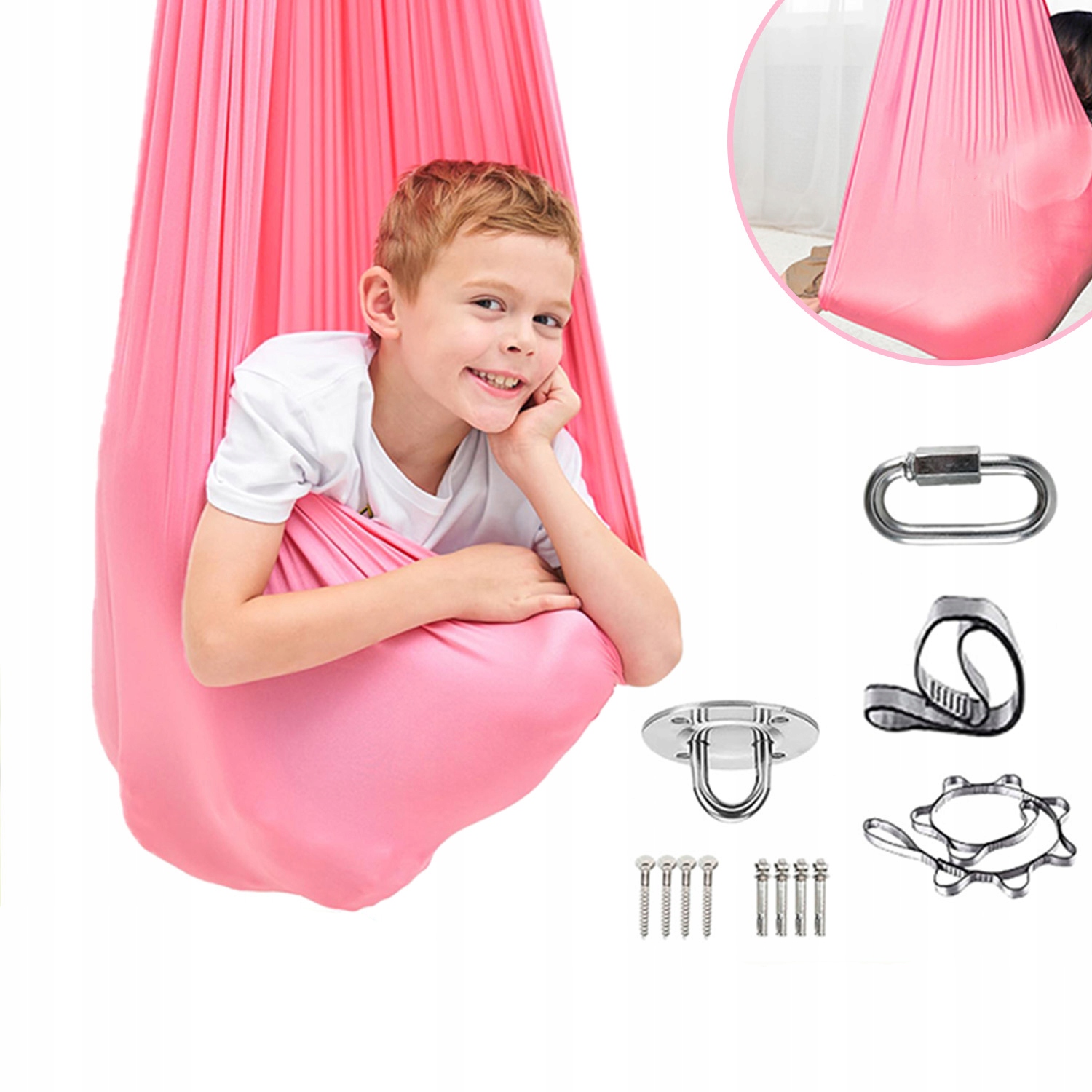 Senzorická Terapeutická Houpačka Pro Děti Houpací Síť 280 x 150 cm