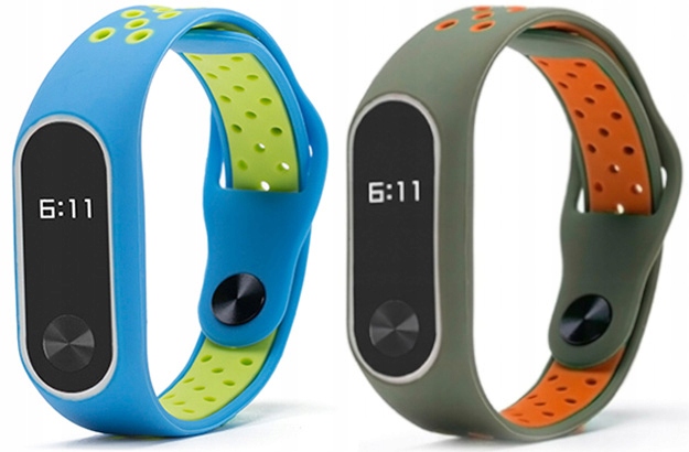 Opaska zamienna Xiaomi MI BAND2 Miękka Zestaw 2SZT