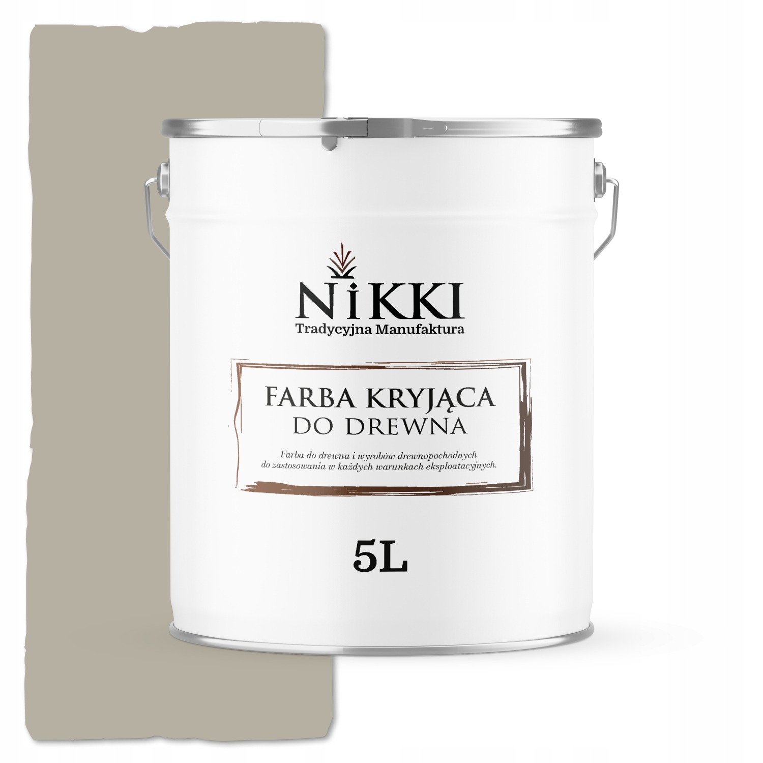 Barva Na Dřevo Krycí Dveře Renovace Šedá Béžová RAL7032 Polomat 5L Uv
