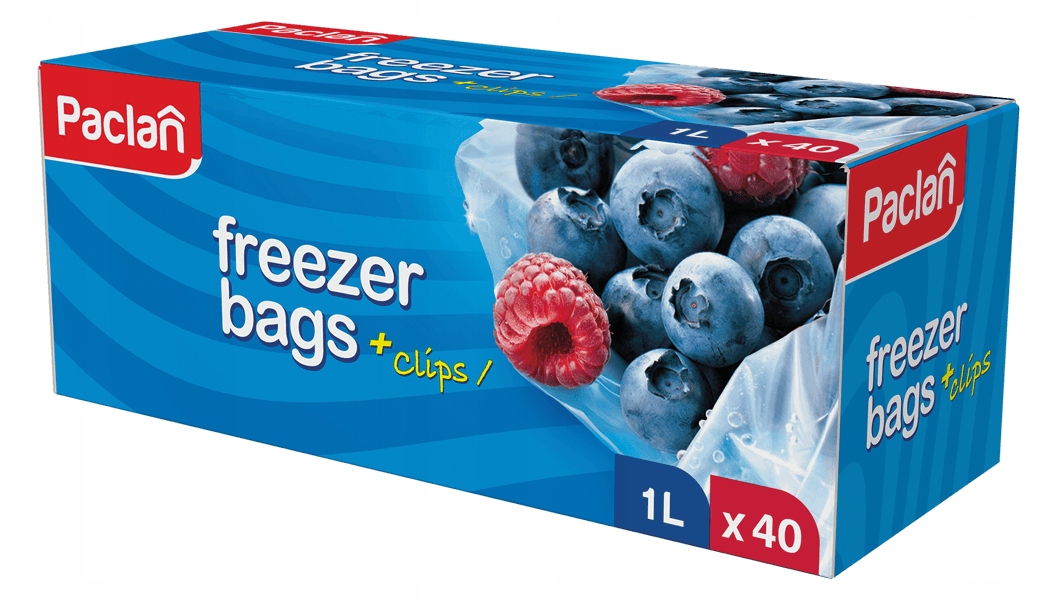 

Woreczki Paclan Freezer Bags na mrożonki 1 l