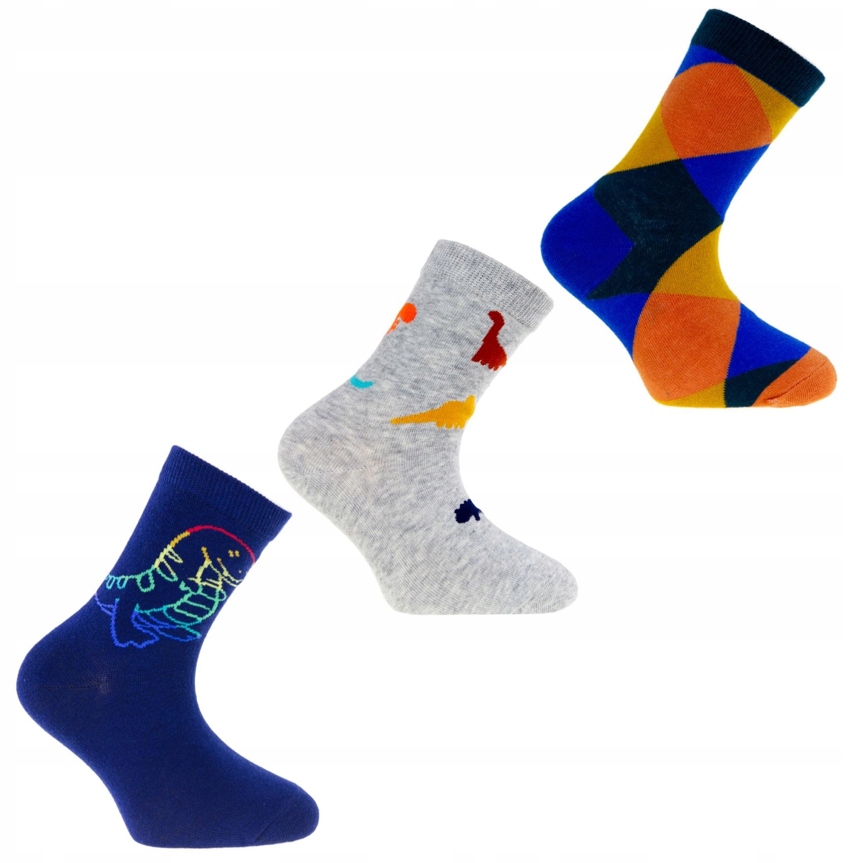 

3 X Skarpety Skarpetki Chłopięce Dino Moraj 31-34