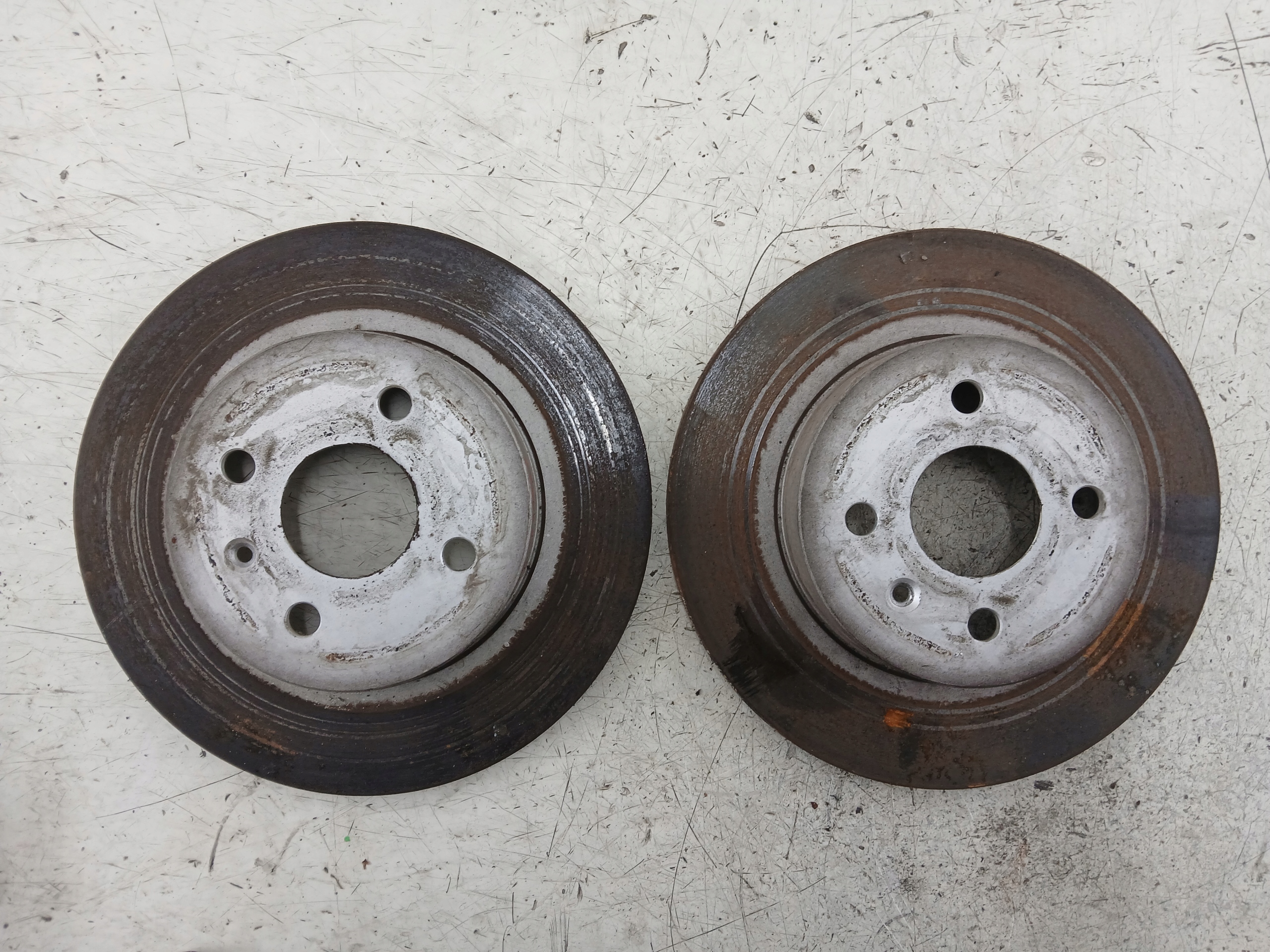 OPEL MERIVA A disc brake left right rear part KOMPLET