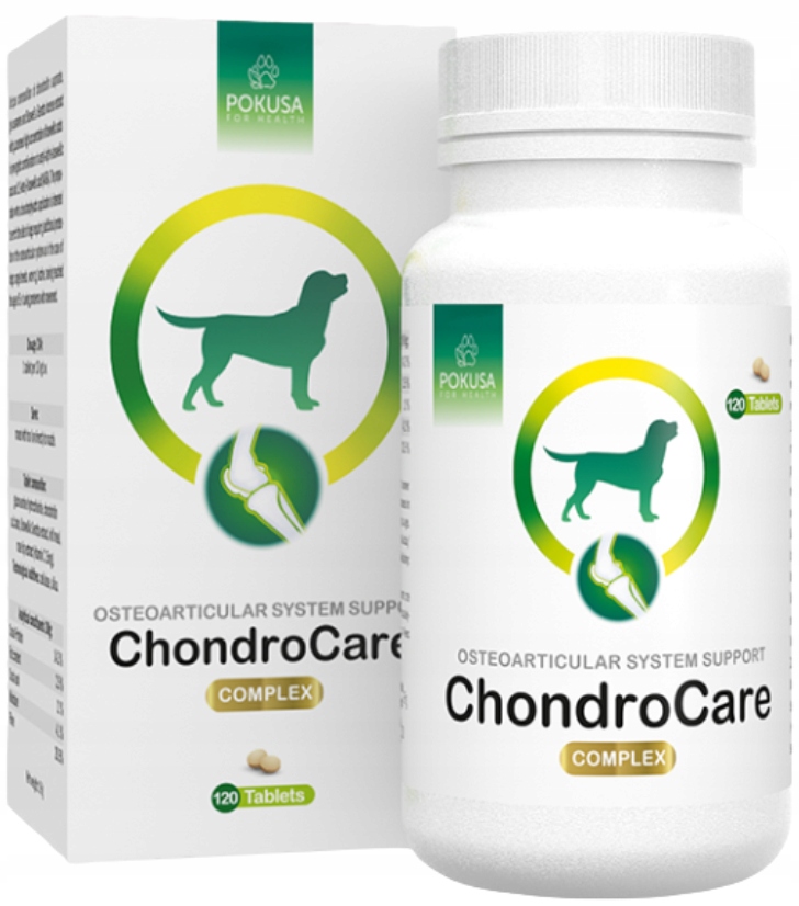 Levně Pokusa ChondroCare Complex glukosamin chondroitin na klouby pro psa 120 t.