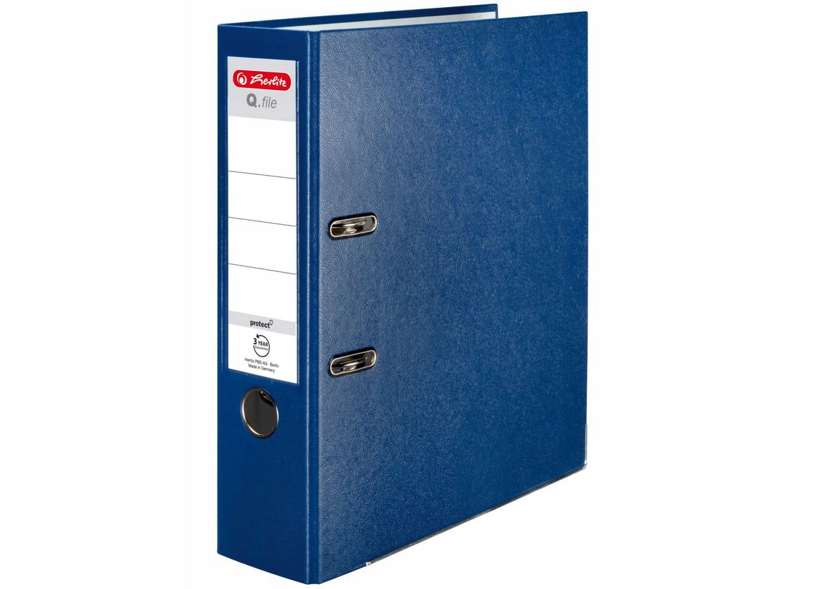 Segregator HERLITZ A4 80mm niebieski NaBiurQ