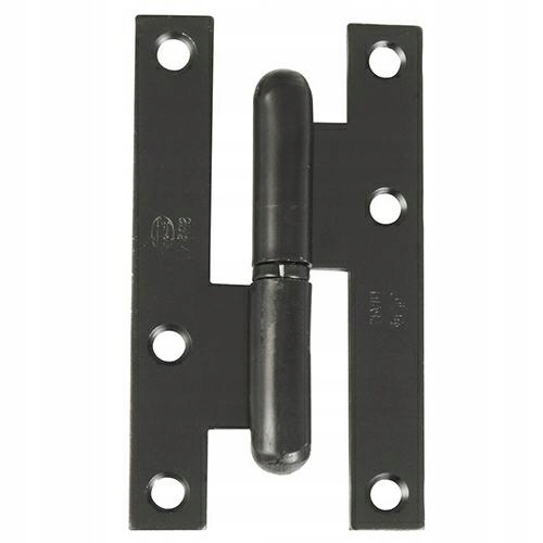 

Zawias drzwiowy Czarny Stalowy Prawy 95x52x2mm