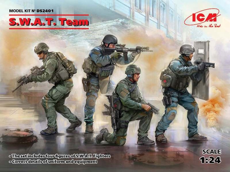 Swat Fighters Team 4 ks 1:24