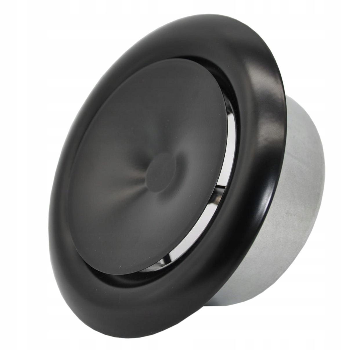 Czarny nawiewnik okrągły anemostat fi150mm