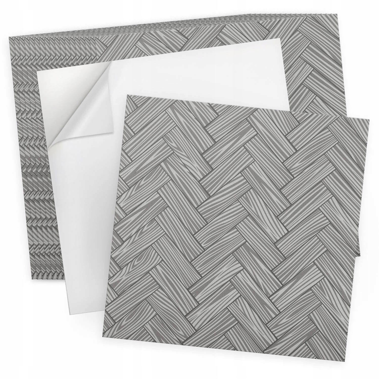 Sada Pvc vinylových dlaždic 20 ks 20x20 cm Vzor copánkového dřeva