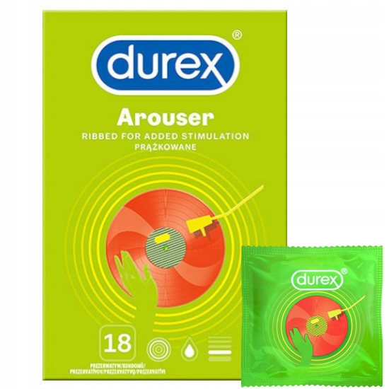 

Durex Arouser prezerwatywy Prążkowane 18 szt.