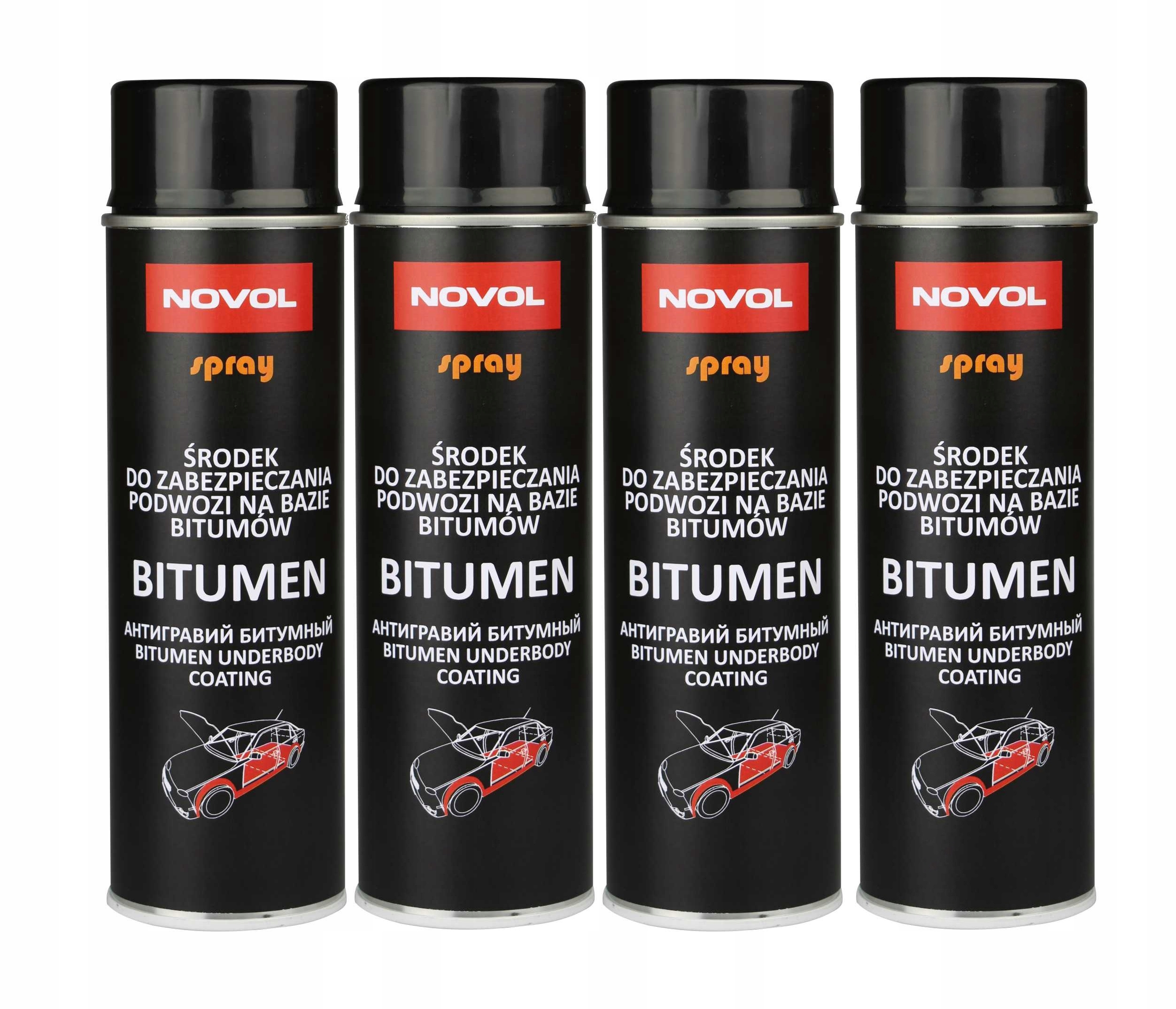 

Bitumen Środek Do Zabezpieczenia Podwozia x4 spray