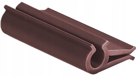 20x KLIPSY MONTAŻOWE ZACZEPY DO TAŚMA OGRODZENIOWA WĄSKA SIATKA 3D BRĄZOWA Stan opakowania oryginalne