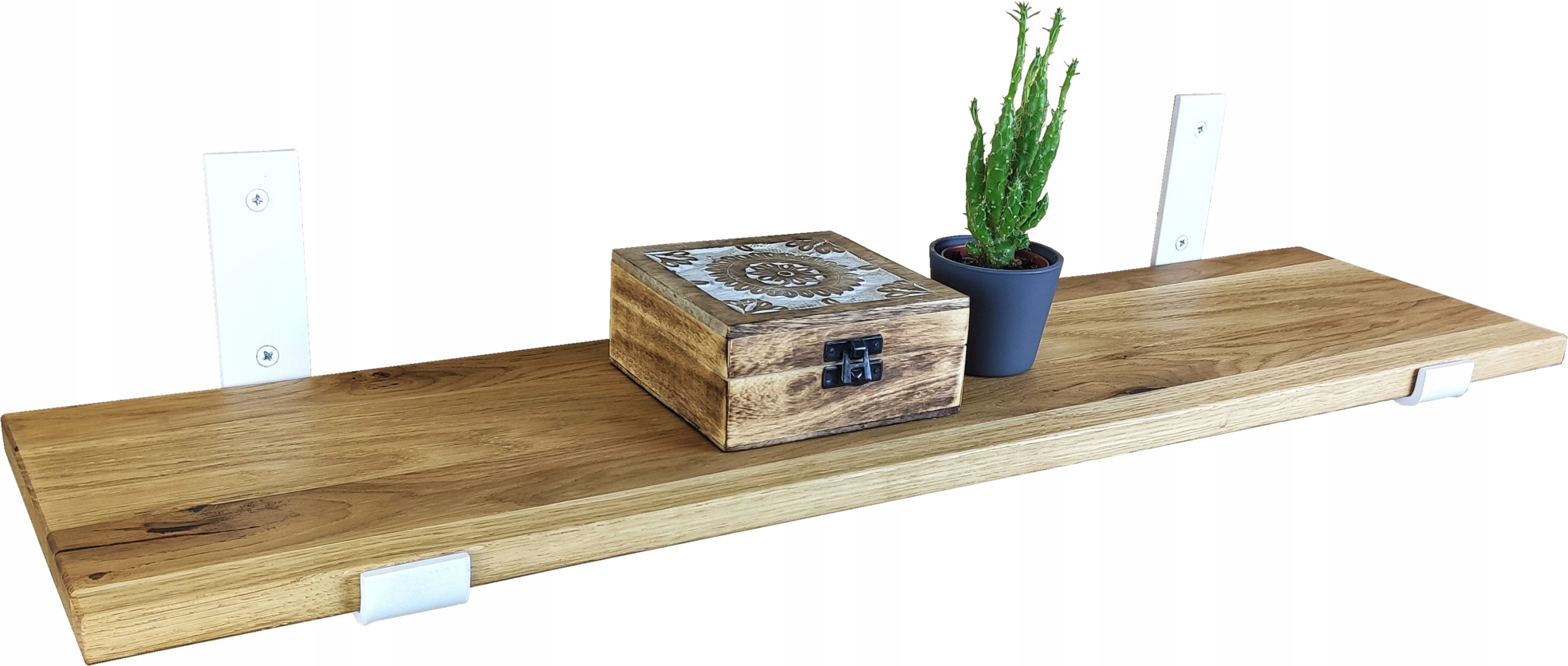 Závesná nástenná polica Loft Dub 100 cm x 25 cm