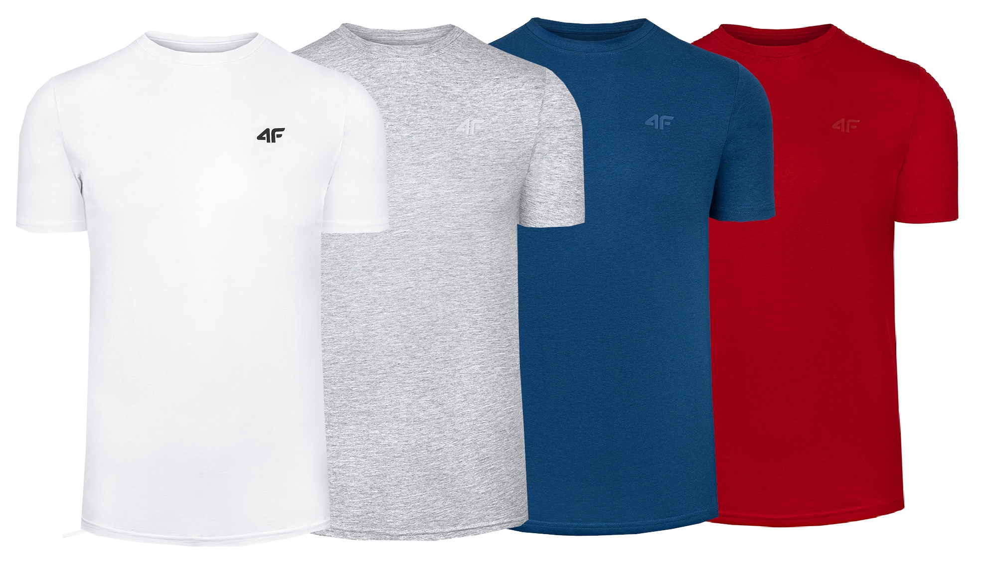 

T-shirt 4F Koszulka Męska Sportowa Zestaw 4SZT