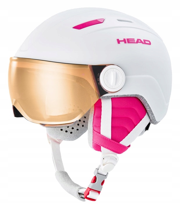 Dětská lyžařská přilba Head Maja Visor White Xs/s 52-56 cm