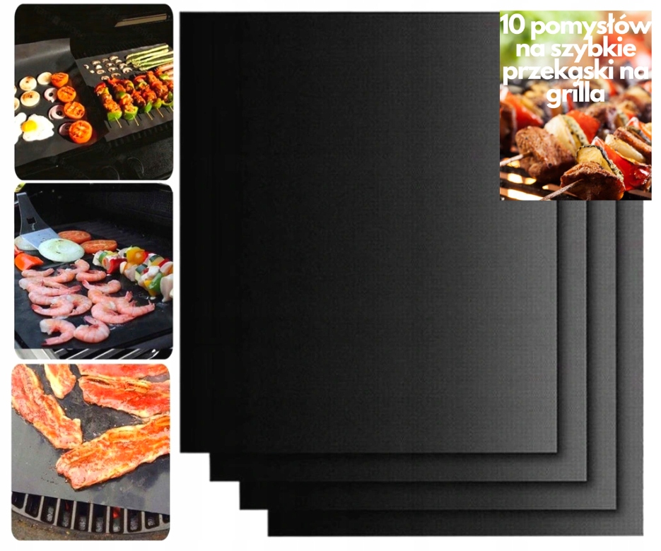 

3 Sztuki Maty Do Grilla Tefonowa Do Pieczenia Duże