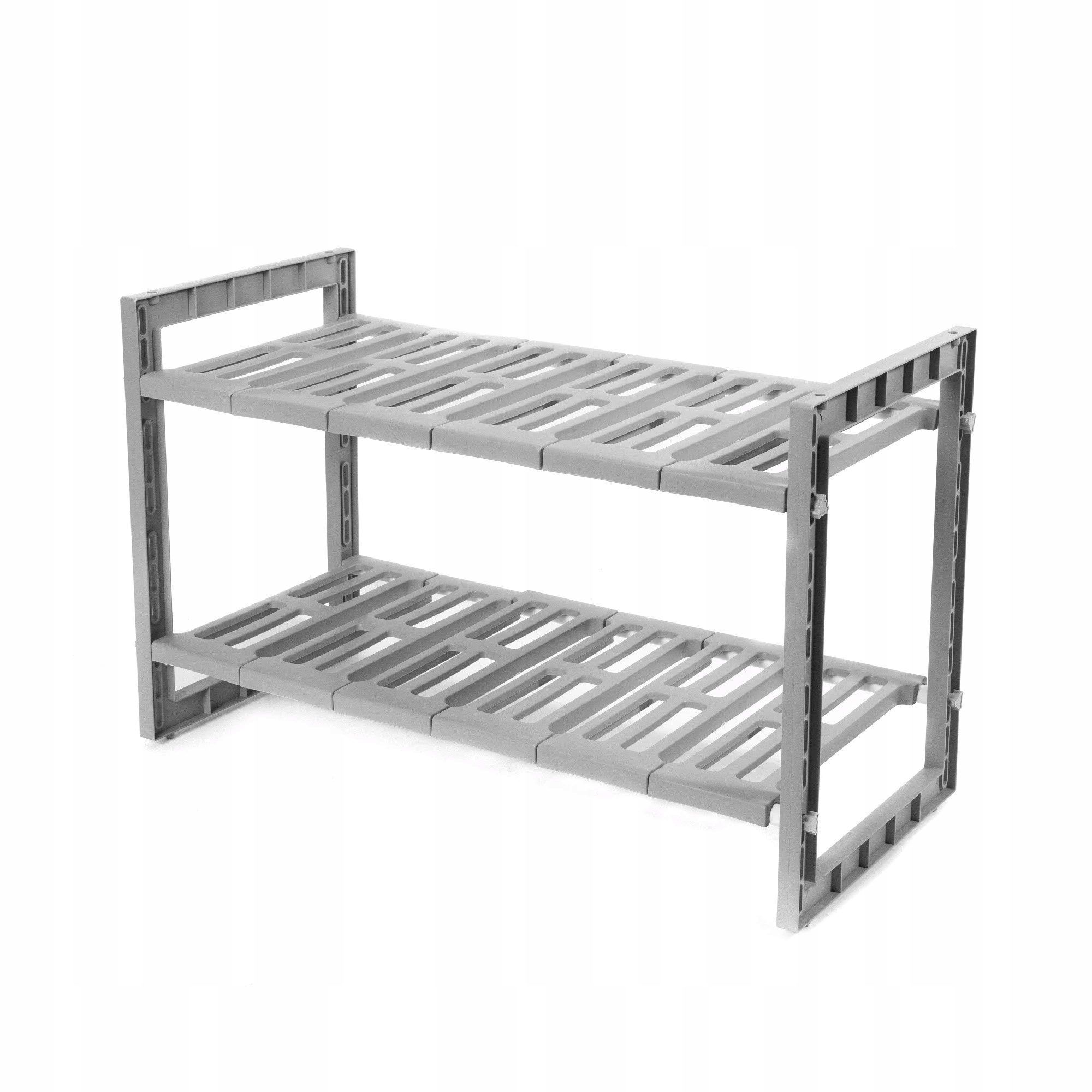 Nastavitelná polička pod umyvadlo Compactor 50/76 x 30 x 40cm, světle šed