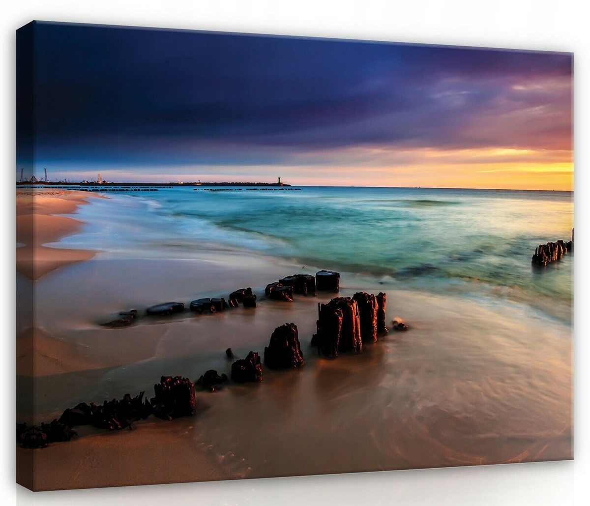 Obraz Na Plátně Canvas 80x60 Pláž Moře Nebe
