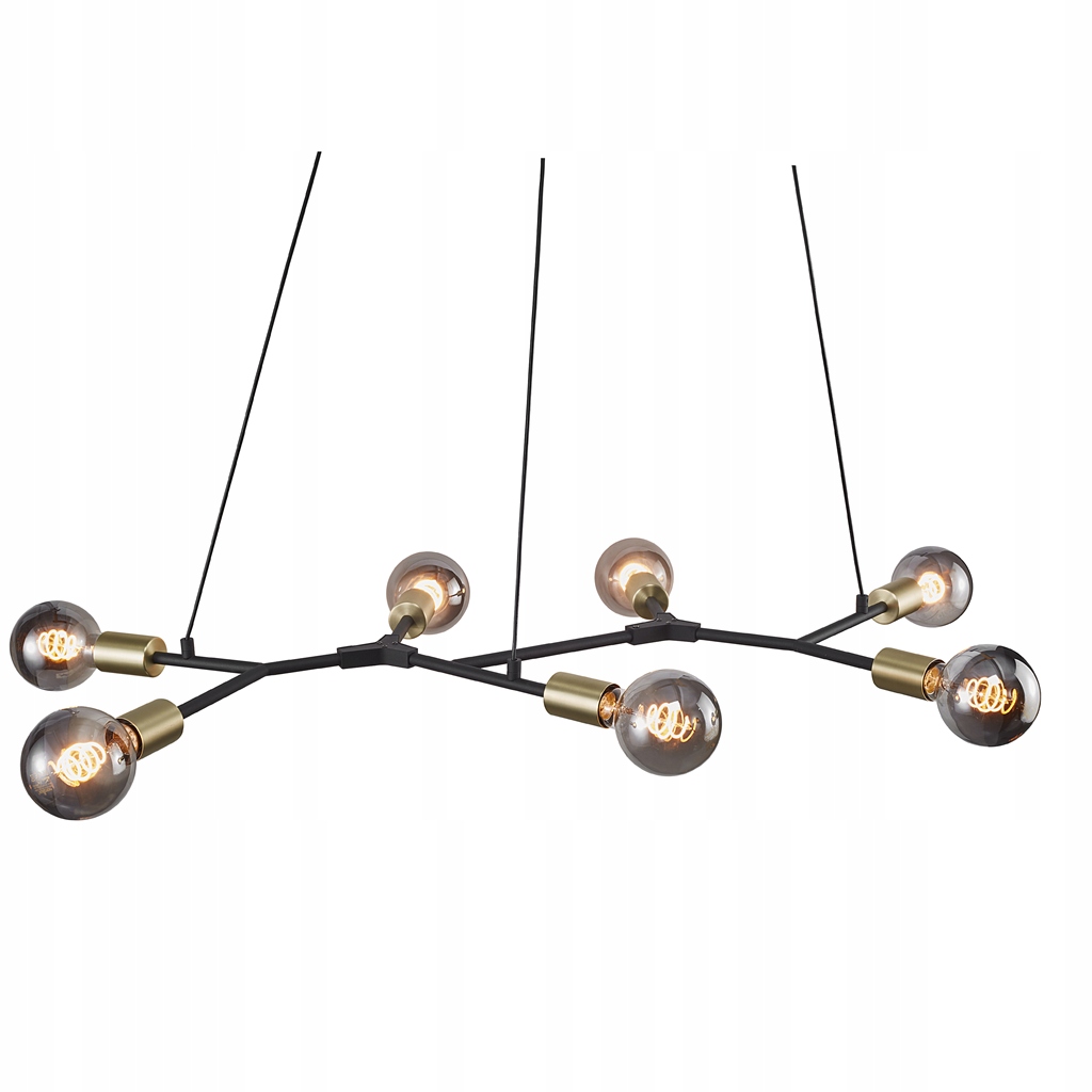 Závesná lampa Josefine E27 7x60W max Metal čierna Nordlux