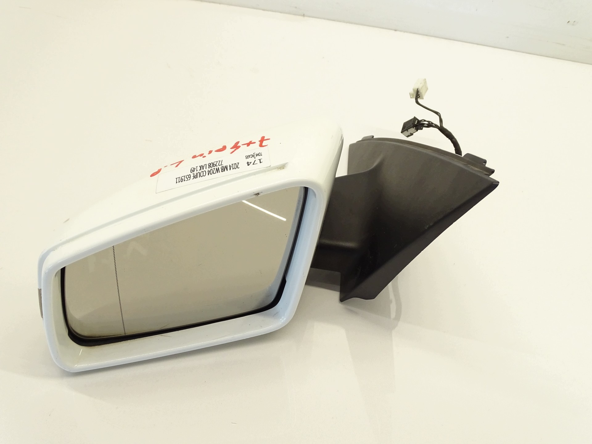 mirror exterior left MERCEDES W204 COUPE 7+4 PIN UK
