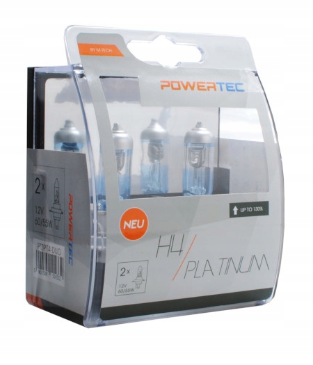 

Żarówki halogenowe h4 12V 60/55W Platinum +130%