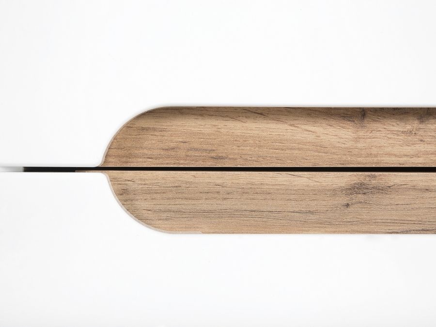 Szafka wysoka Bali biała/dąb szerokość 60 cm Marka Comad