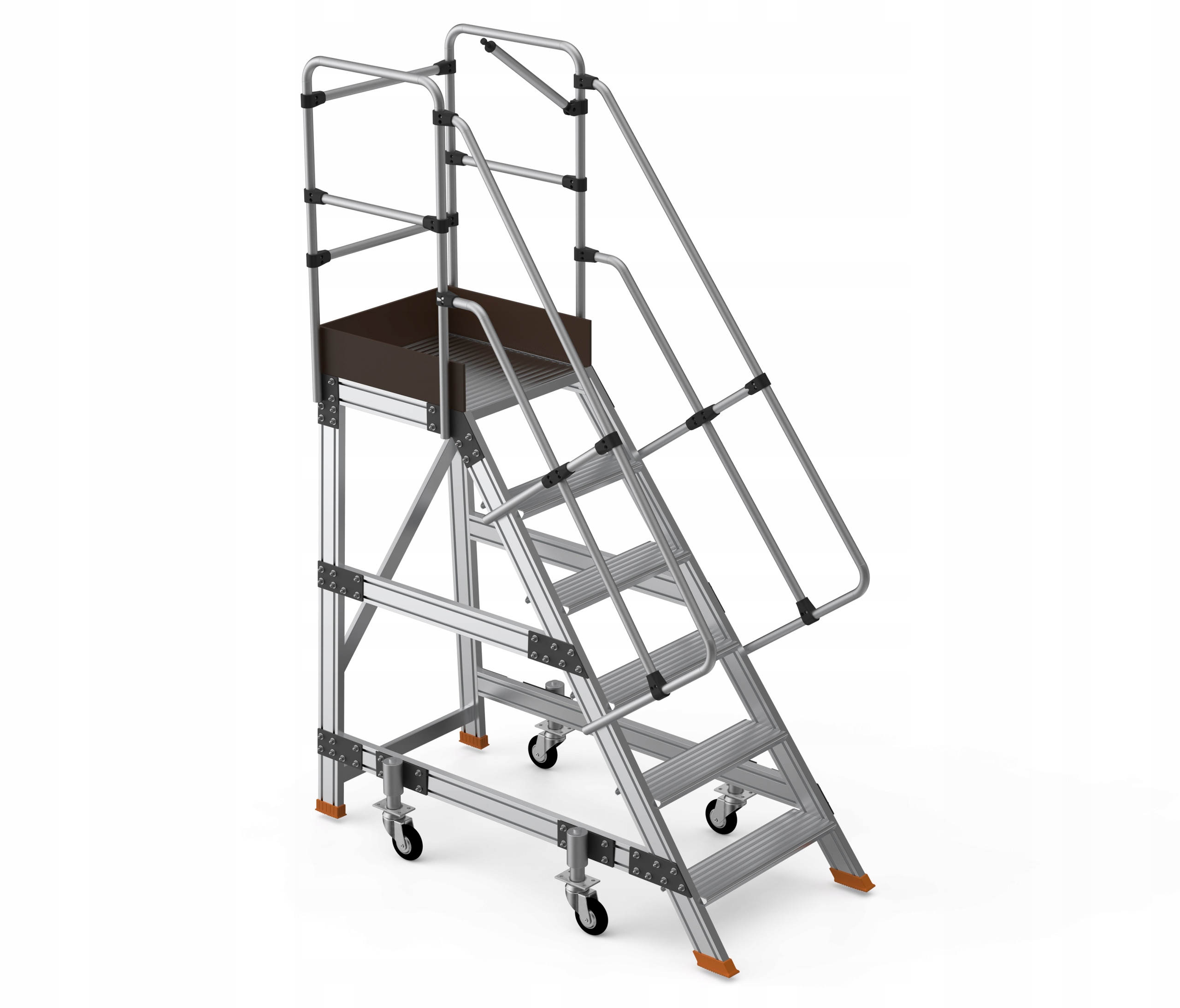 Žebřík plošina Higher 87-YPRO 8705-Y 5 stupňů plošina